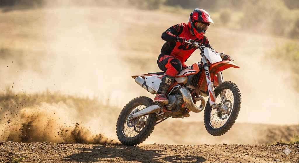 A base-camp loop for a lighter motorcycle