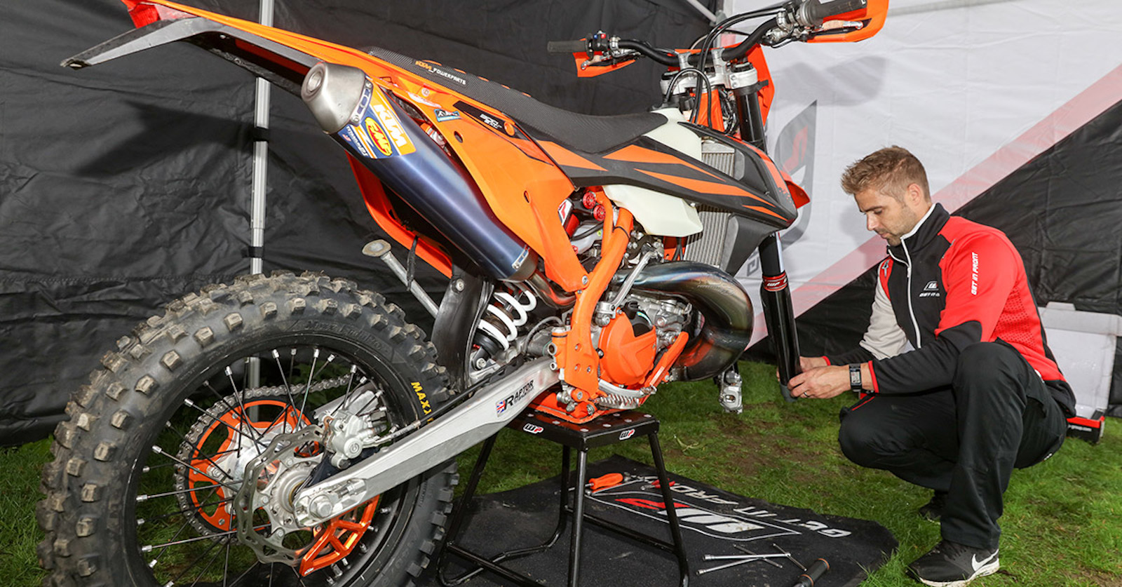 Tested: WP Cone Valve forks and Trax shock 