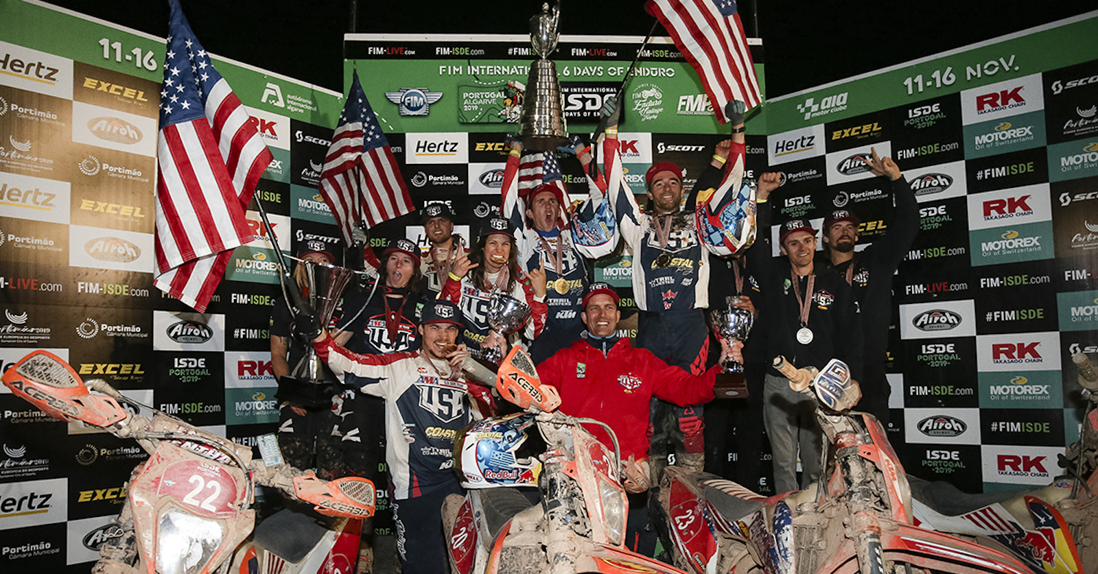 Results feed: ISDE 2019 Day 6 – USA take World and Women’s Trophies, Australia win the Juniors