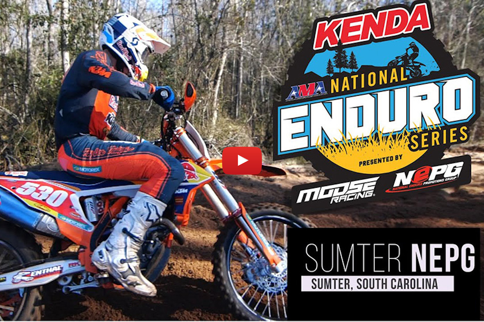 Event Highlghts: Sumter National Enduro - Tree dodging South Carolina style and Baylor's crash