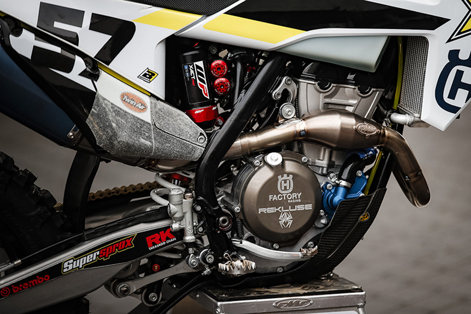 Spotted: Skateboard grip patches on Billy Bolt’s SuperEnduro Husqvarna