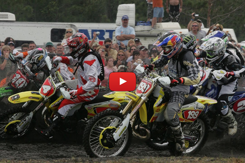 GNCC throwback - Travis Pastrana takes on David Knight in 2008