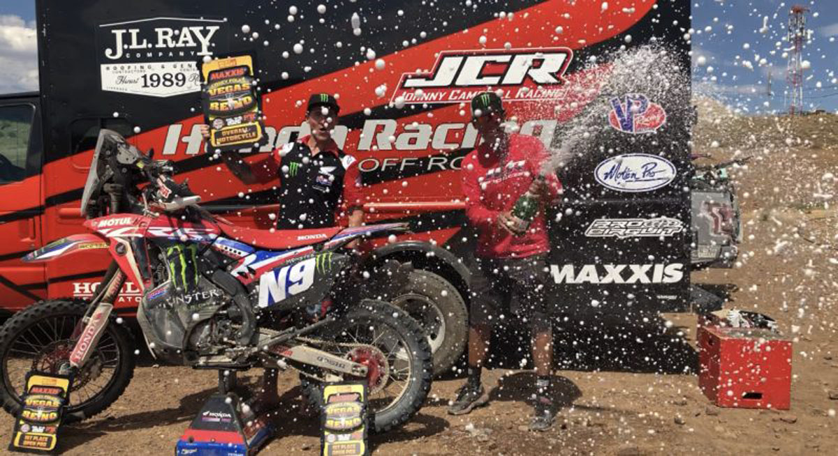 Third Vegas to Reno win for Brabec 