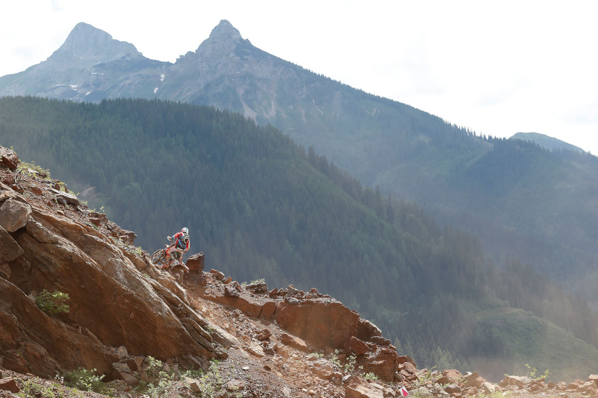 The Erzbergrodeo course in the Austrian mountains