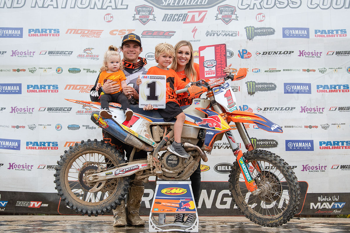 Kailub Russell wins eighth GNCC Championship