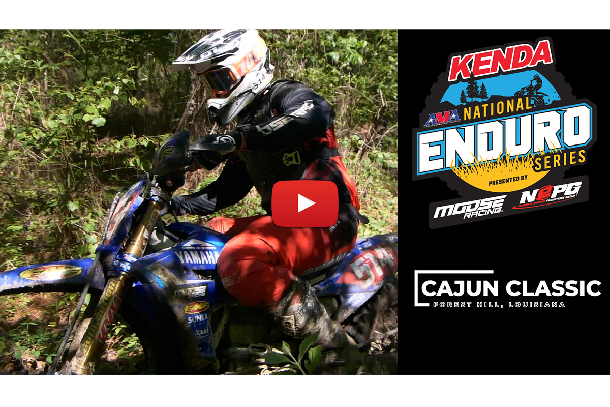 AMA National Enduro: video highlights from the Cajun Classic mudfest