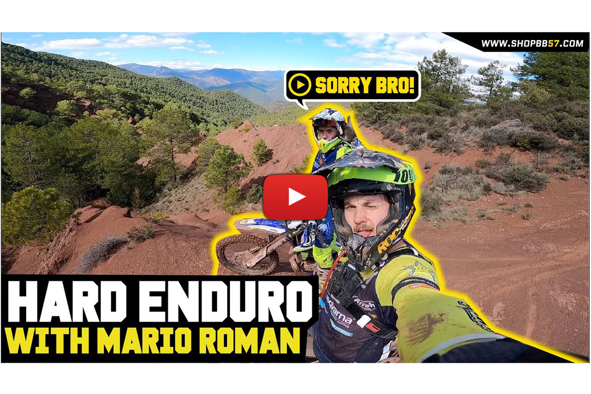 Billy Bolt Hard Enduro training with Mario Roman