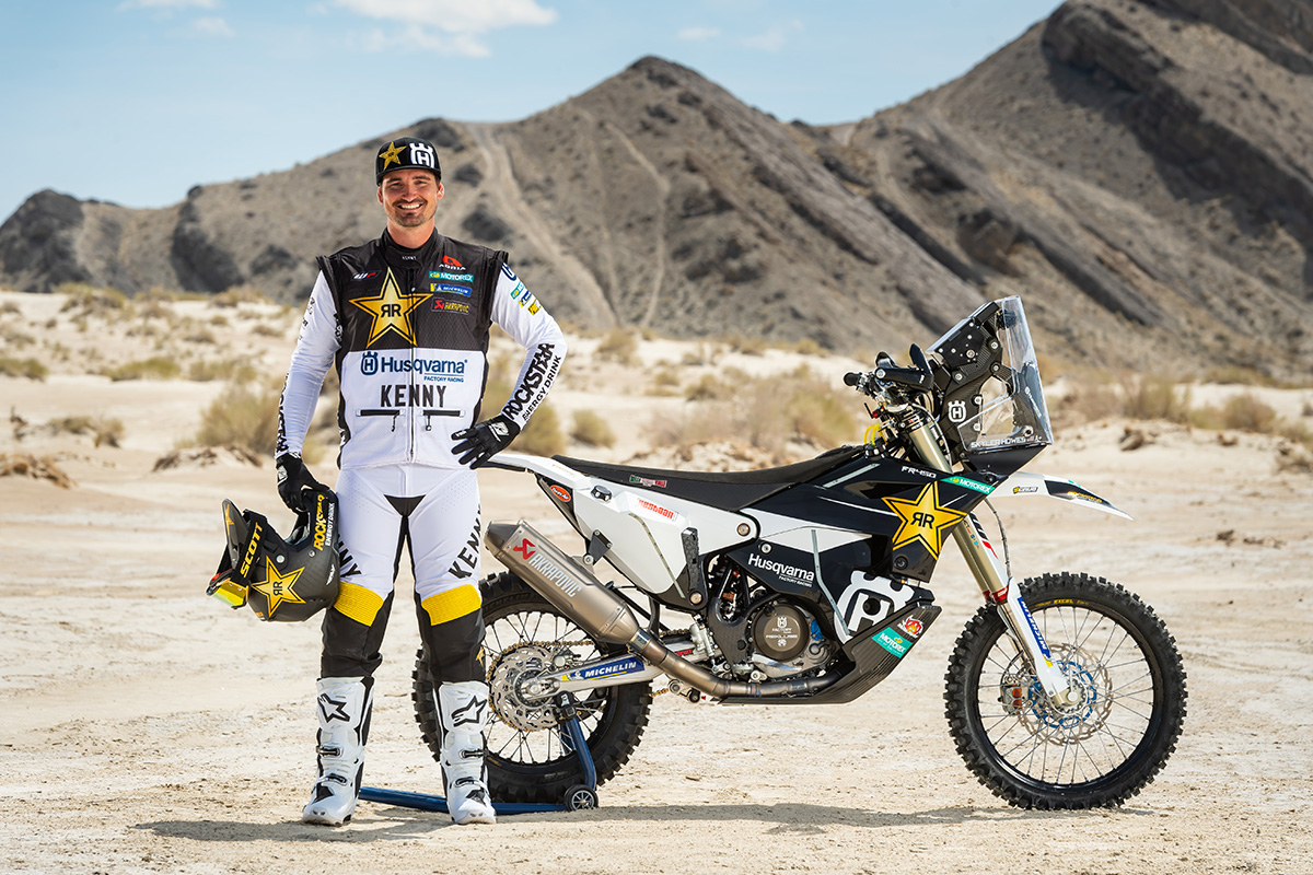 Rockstar Energy Husqvarna Rally Team Sign Skyler Howes