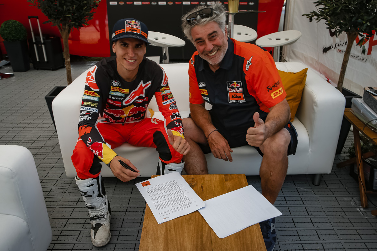 Josep Garcia signs for two more years with Red Bull KTM Factory Racing