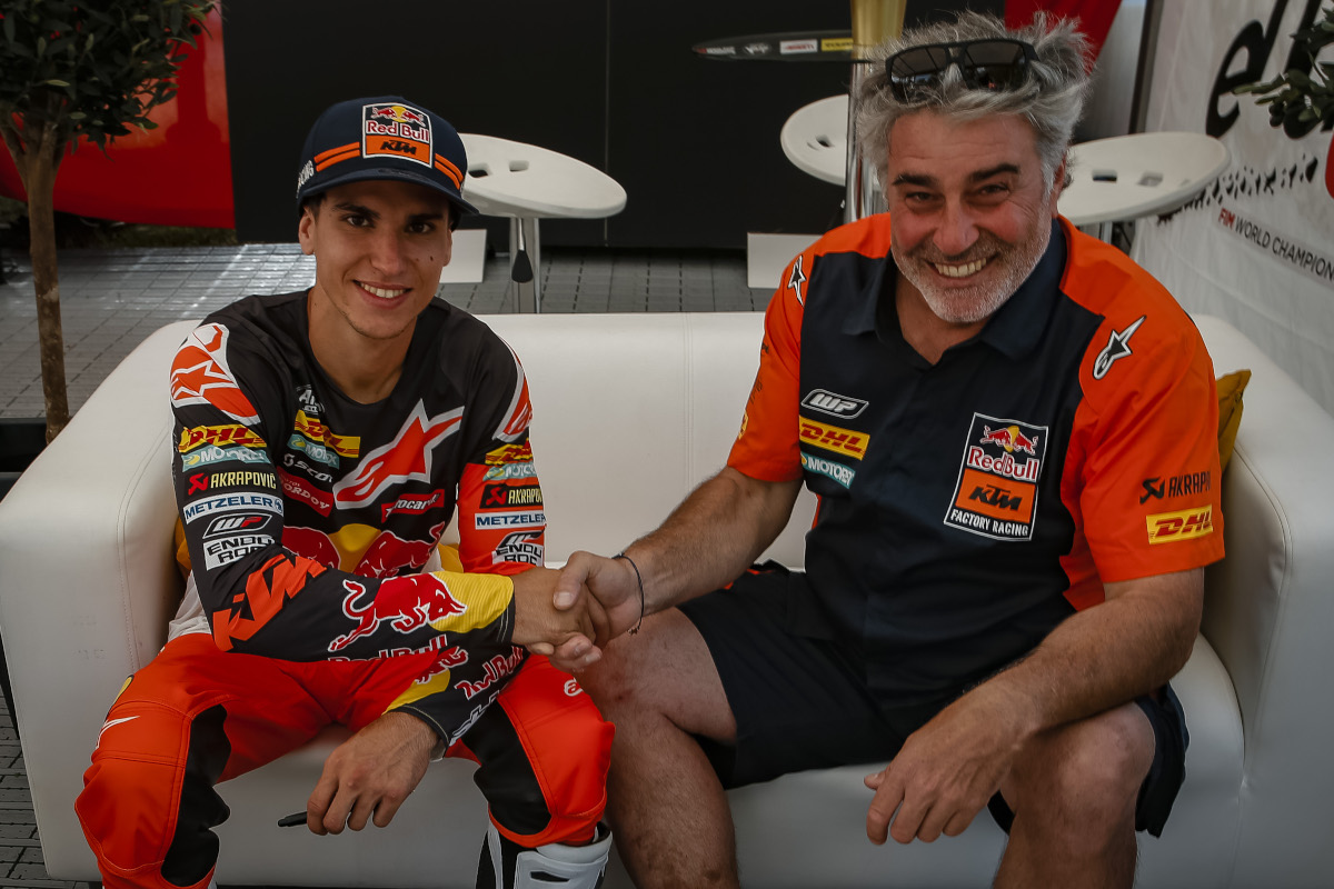 Josep Garcia signs for two more years with Red Bull KTM Factory Racing