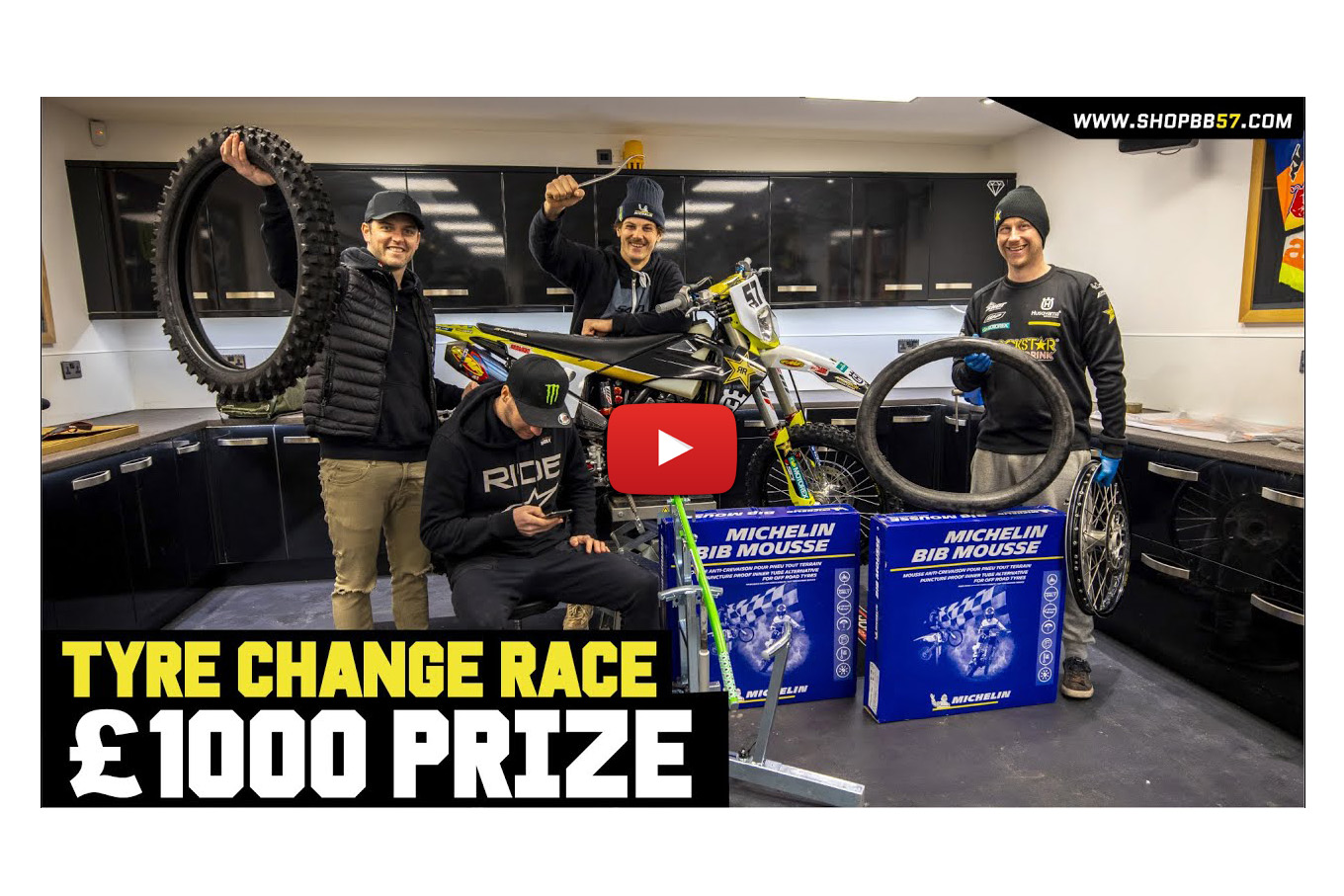 Tyre change challenge: Billy Bolt vs Pro Mechanic vs Tommy Searle