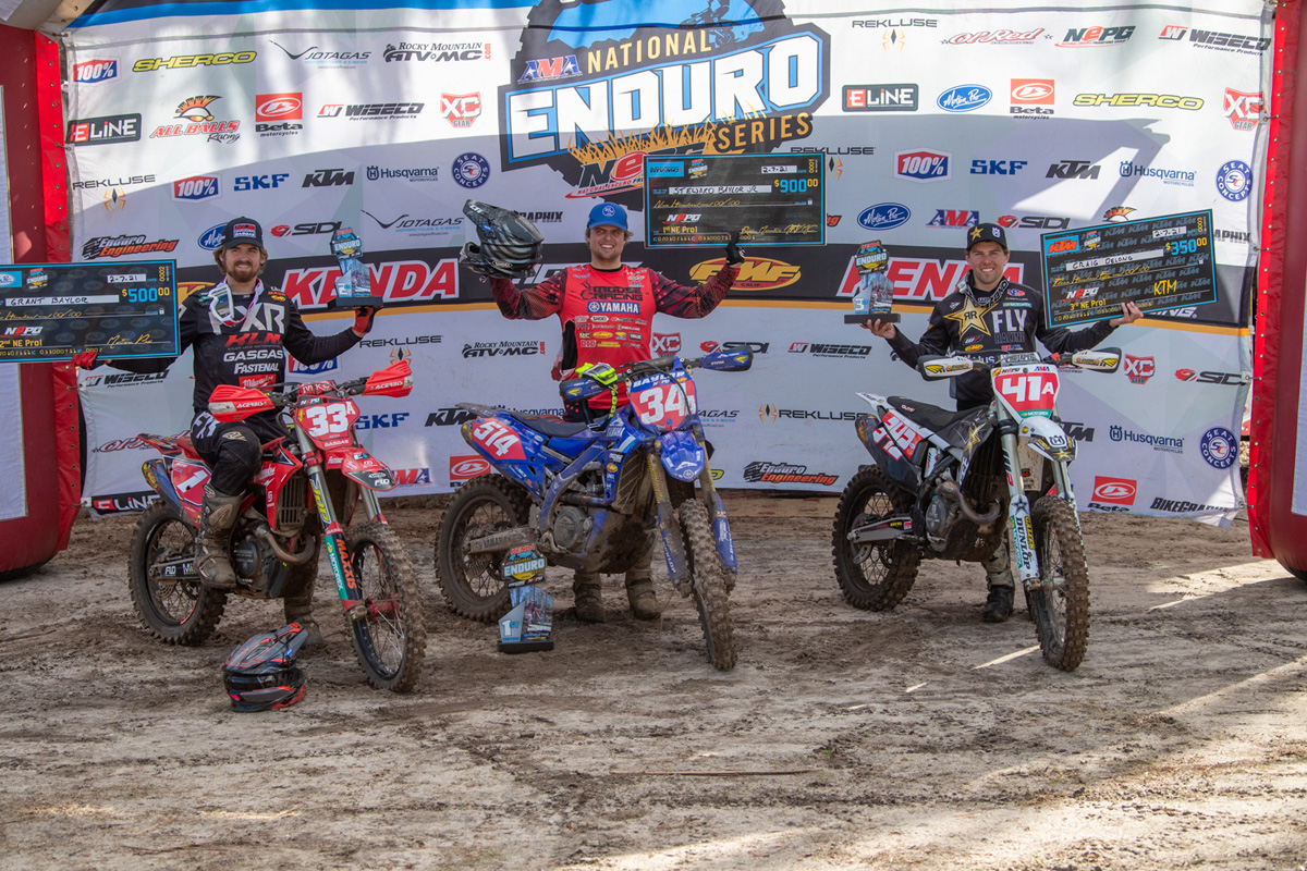 AMA National Enduro: Sumter Rnd 1 win for Steward Baylor
