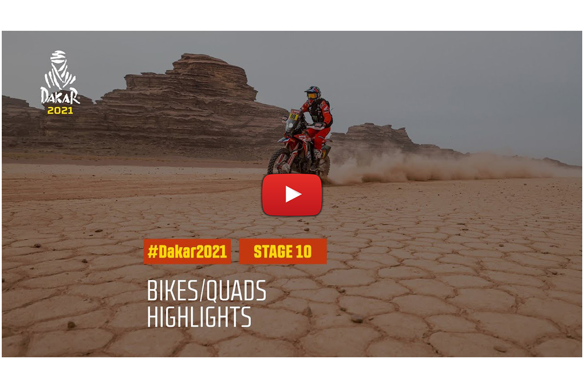 Dakar Rally 2021: stage 10 video highlights – “Desert masterclass” from Brabec