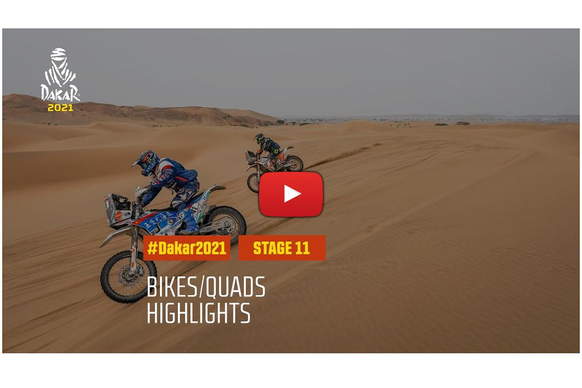 Dakar Rally 2021: stage 11 video highlights, “I gave it my all” – Sunderland