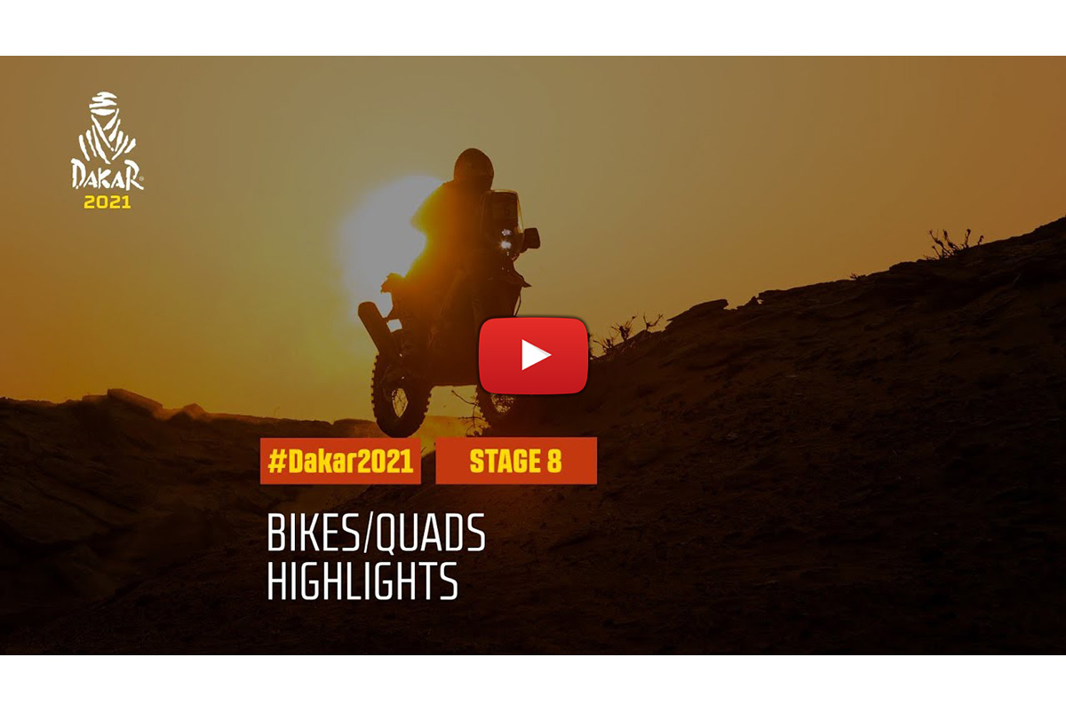 Dakar Rally 2021: stage 8 video highlights – drama from start to finish