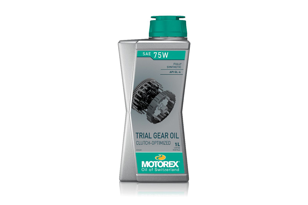 New Motorex 75W Trials bike gear oil