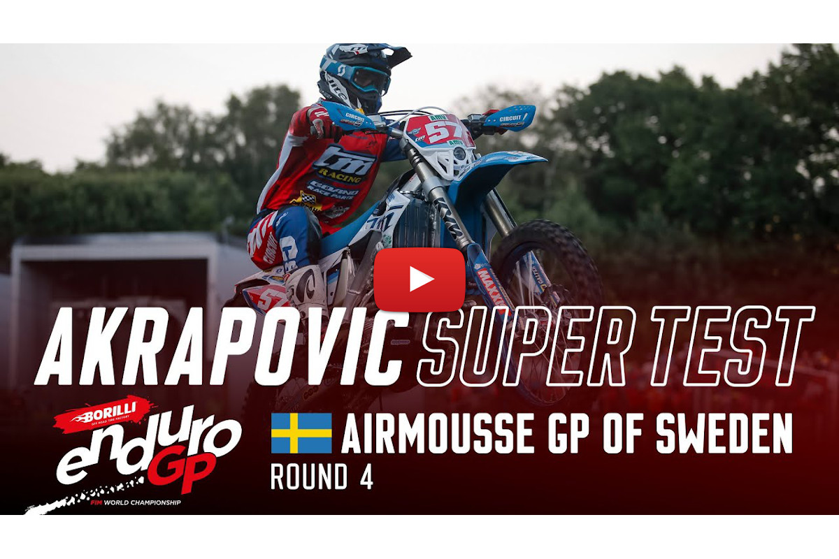 EnduroGP Super Test video highlights from Sweden