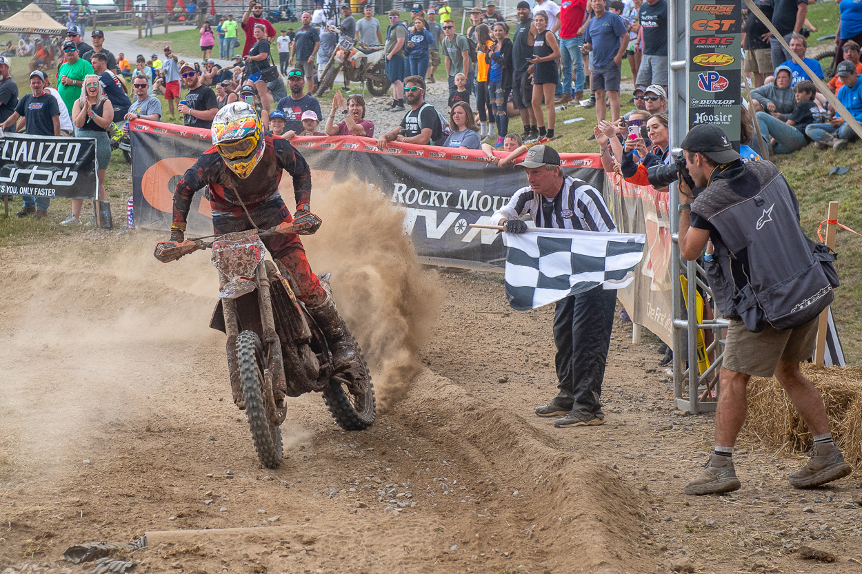2021 Snowshoe GNCC: crucial “about time” victory for Ben Kelley