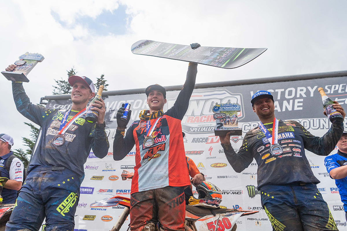 2021 Snowshoe GNCC: crucial “about time” victory for Ben Kelley
