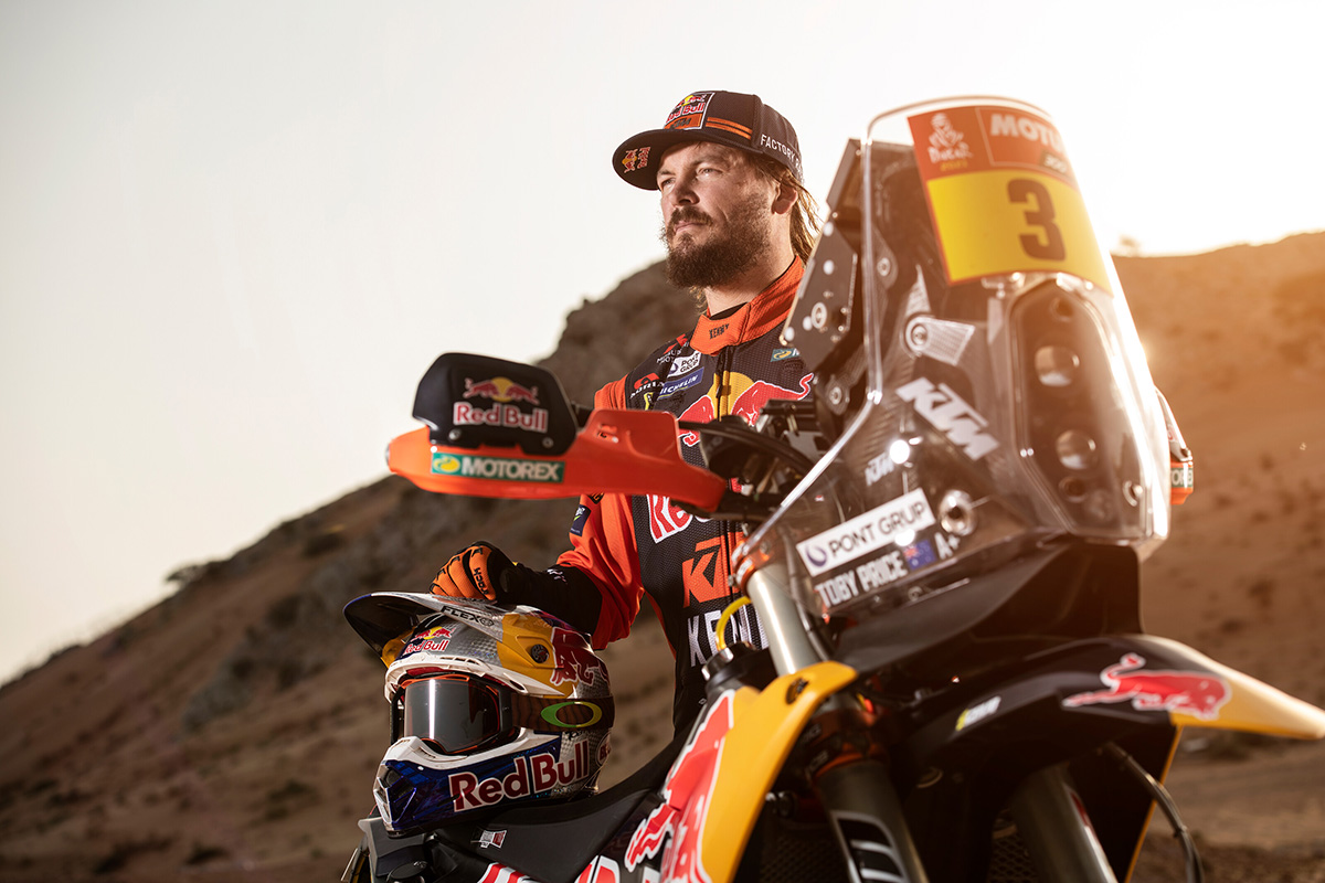 Toby Price signs for two more years with Red Bull KTM Rally team
