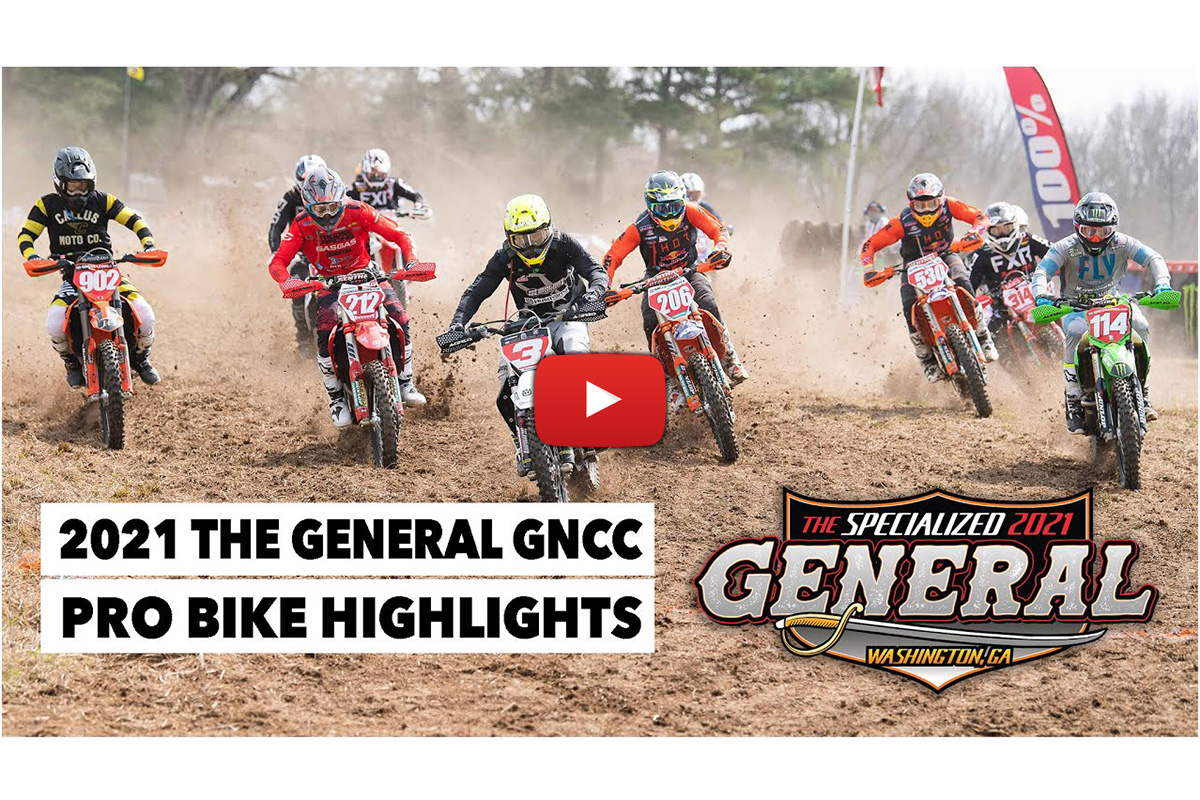GNCC: Pro class video highlights from The General 