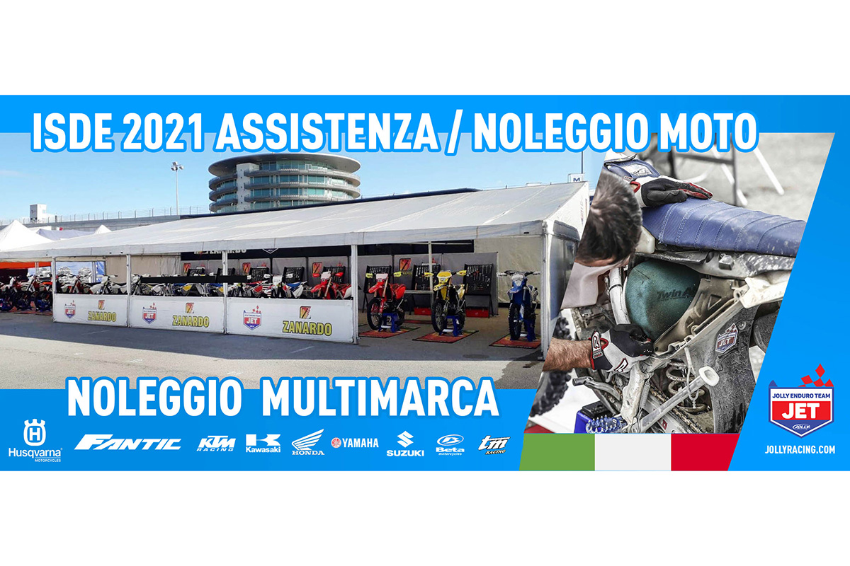 2021 ISDE Assistance and Bike Rental packages from Jolly Racing