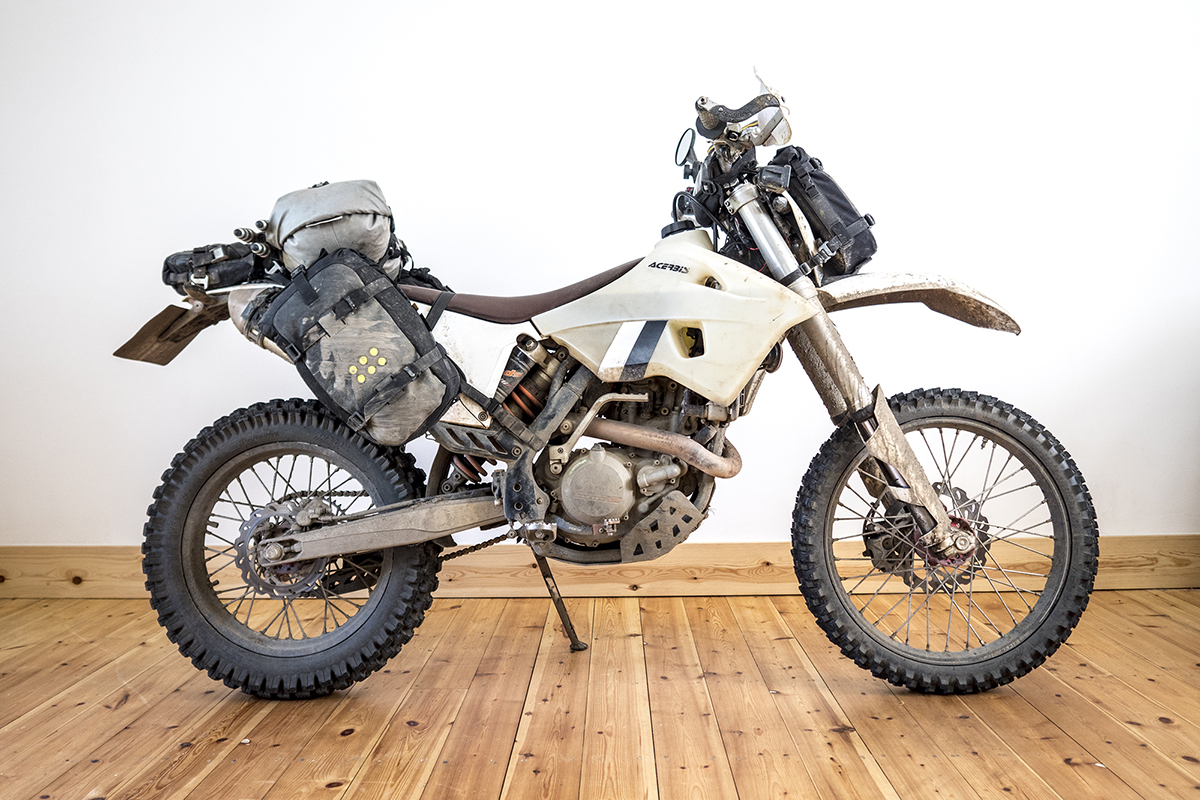 4000 miles (6500km) trail riding across Europe on this KTM 450 EXC-F