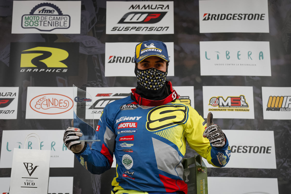 Start line crash doesn't stop Mario Roman at Spanish Hard Enduro, Rnd2
