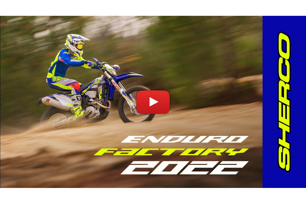 Sherco Enduro Factory 2022 model teaser video