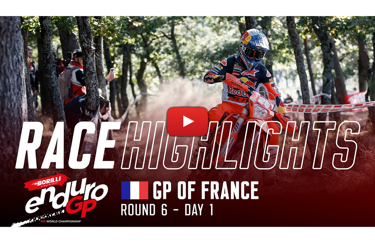 2021 EnduroGP of France day 1 video highlights  
