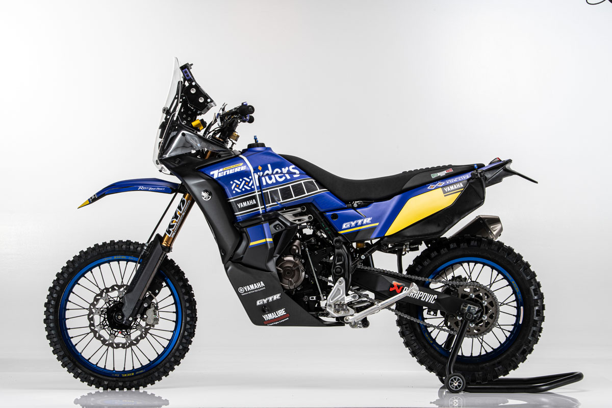 Gallery: 2022 Yamaha Rally Raid Tenere 700 race bike
