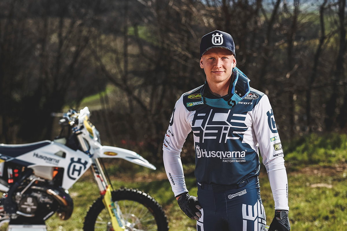 Husqvarna officially back in EnduroGP with Mikael Persson