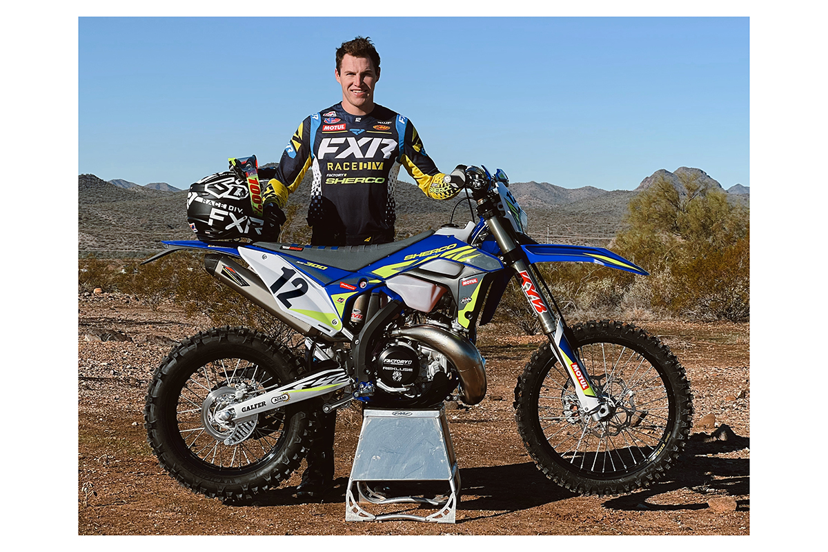 FactoryONE Sherco sign Cooper Abbott for AMA Hard Enduro and EnduroCross