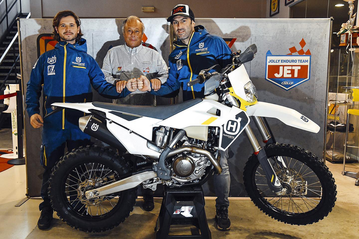 Alex Salvini returns to JET Zanardo Husqvarna for EnduroGP in 2022
