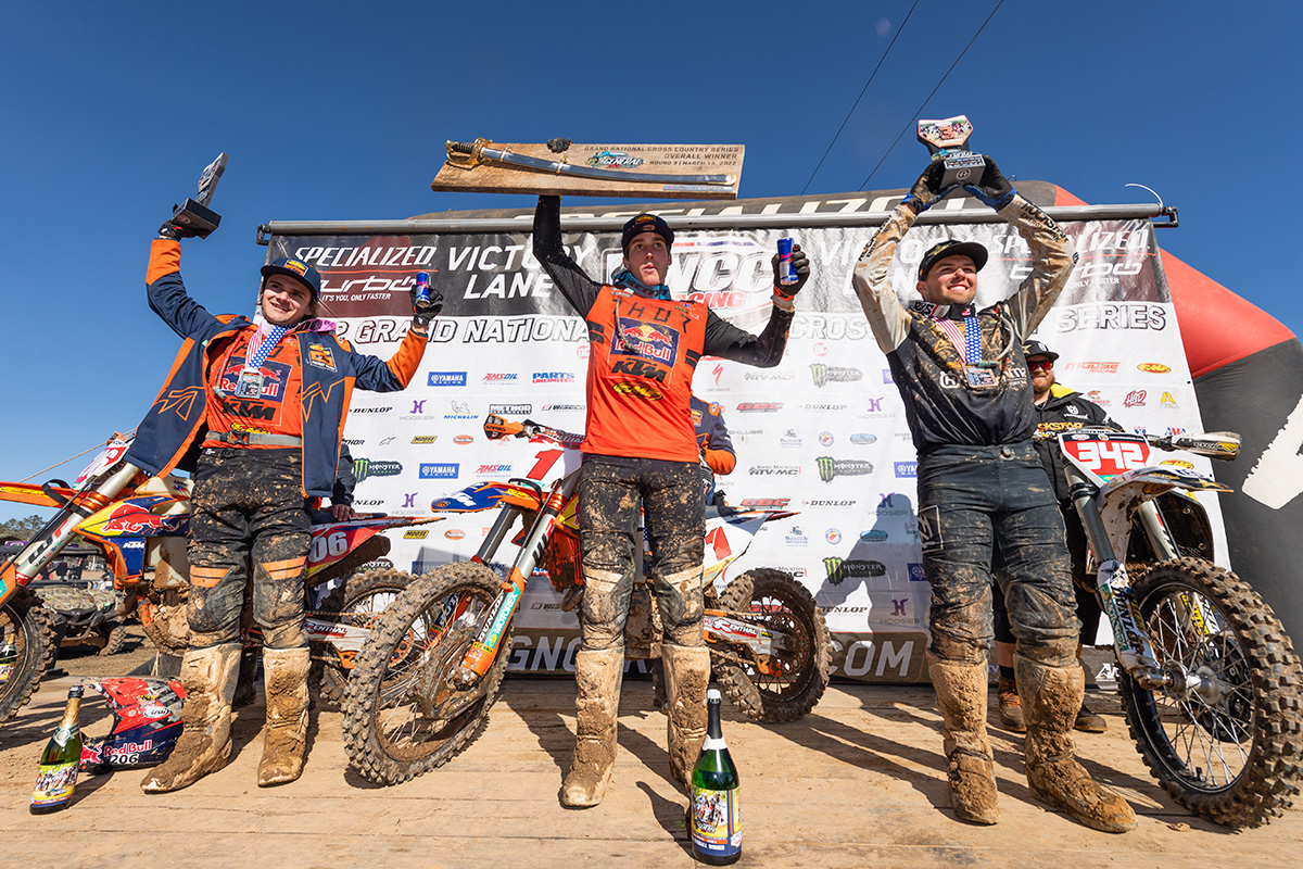 Ben Kelley takes a textbook win at The General GNCC Rnd3