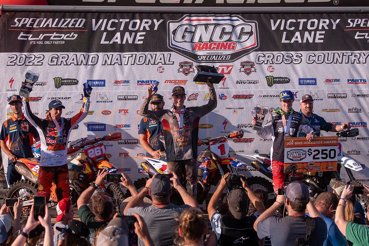 Ben Kelley and Josep Garcia take 1-2 finish at Wild Boar GNCC Rnd 2