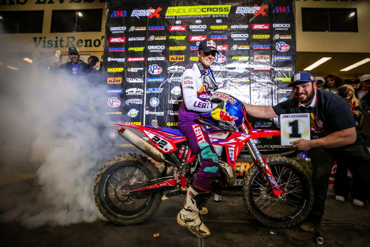 Jonny Walker wins 2022 AMA EnduroCross championship