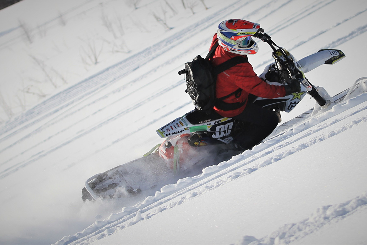 Hokkaido Snow Bike Experience – switching dirt for snow