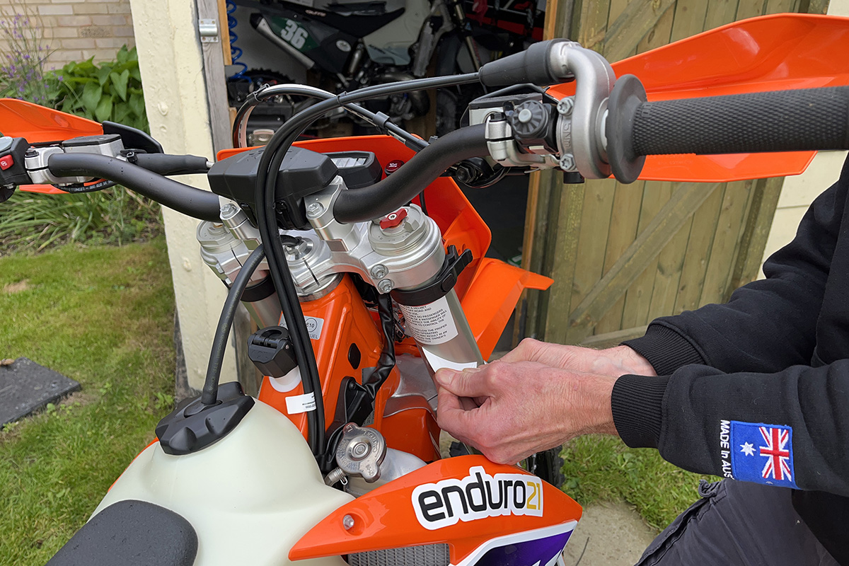 New enduro bike? What do you do first?