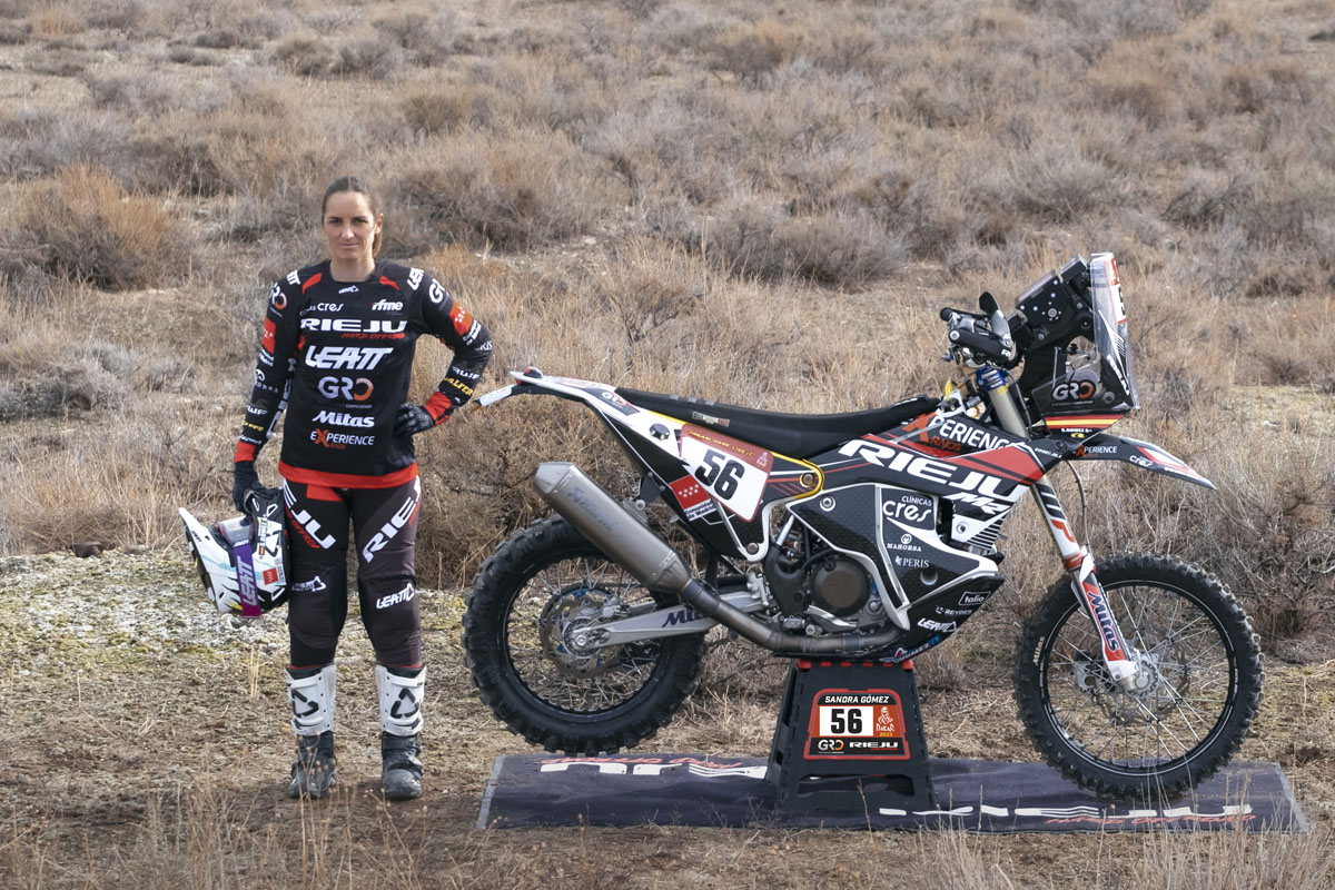 Sandra Gomez joins Rieju for the 2023 Dakar Rally