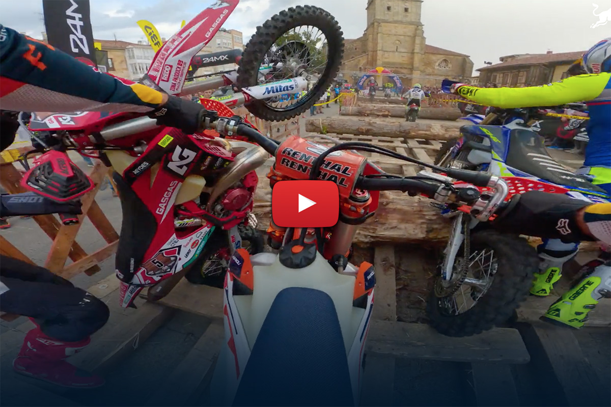 Hixpania Hard Enduro street prologue onboard – logs & carnage
