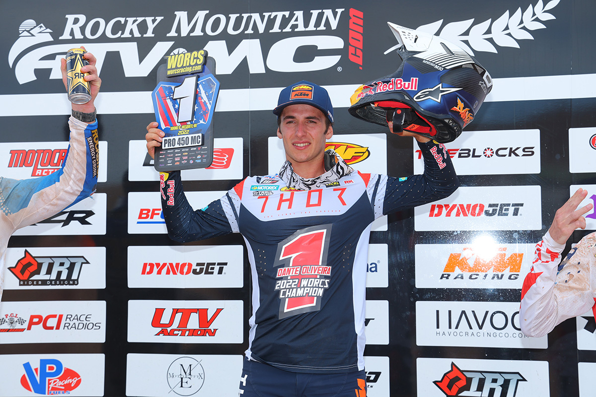Dante Oliveira wins 2022 WORCS Championship