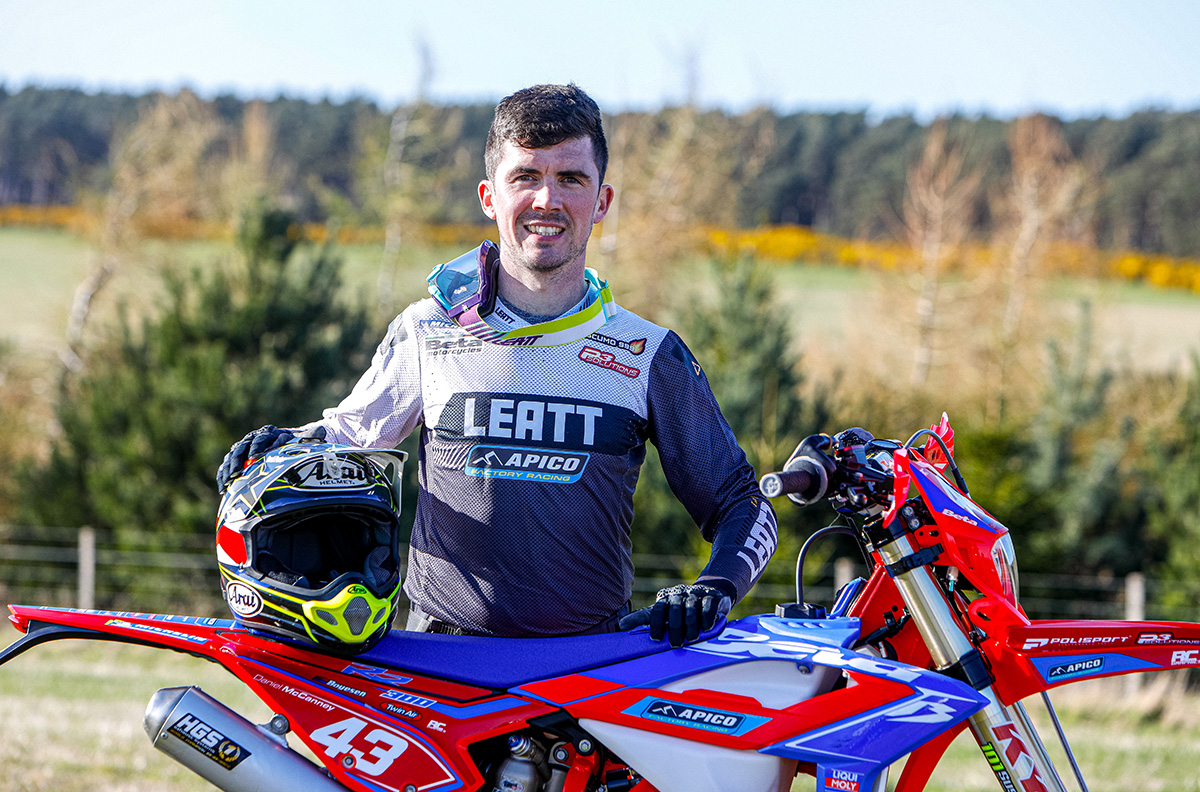 5 minutes…Danny McCanney – buying his own Beta, joinery and old CR250s at VMXdN