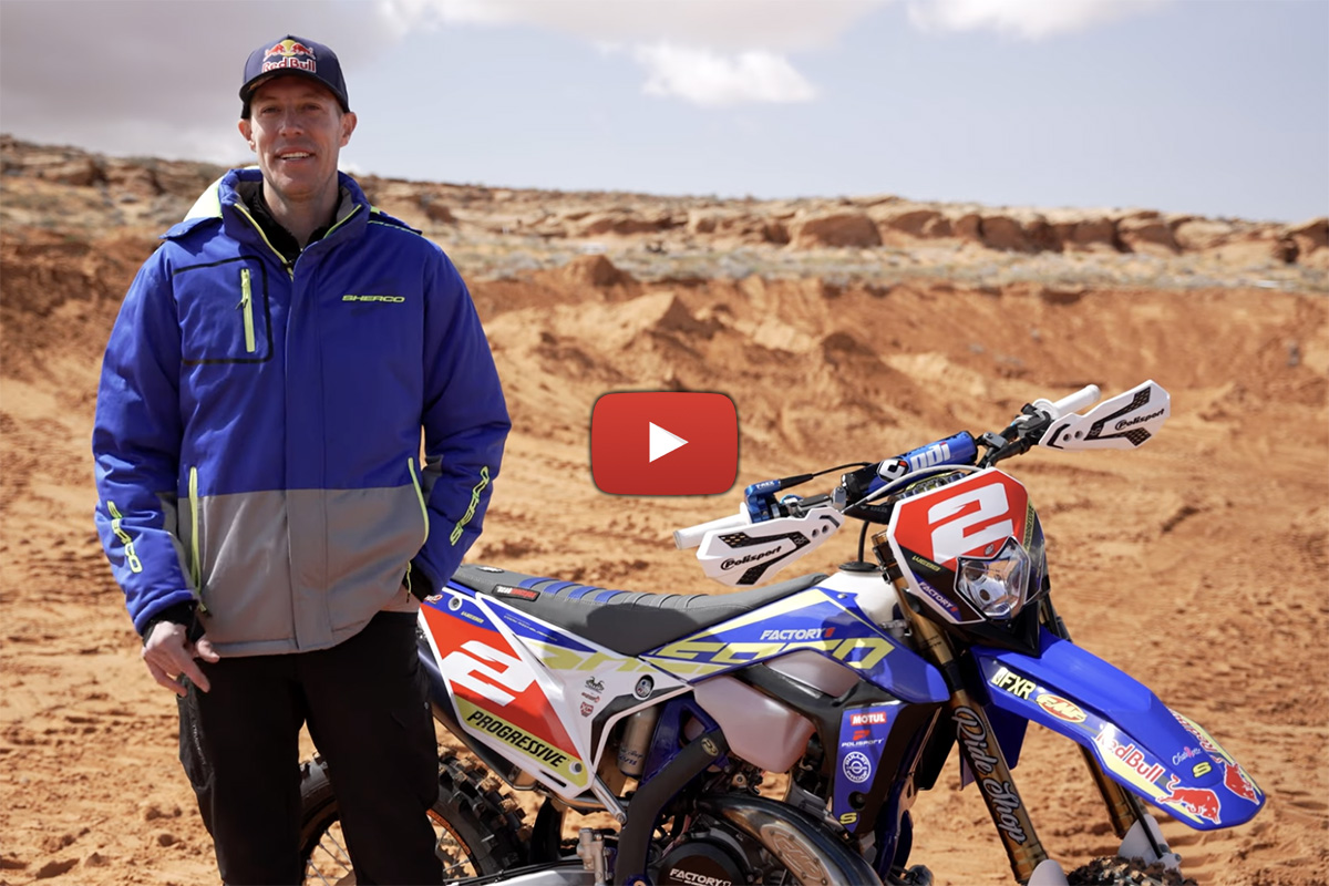 Sherco SE 300 Hard Enduro Pro Bike walkaround with Cody Webb