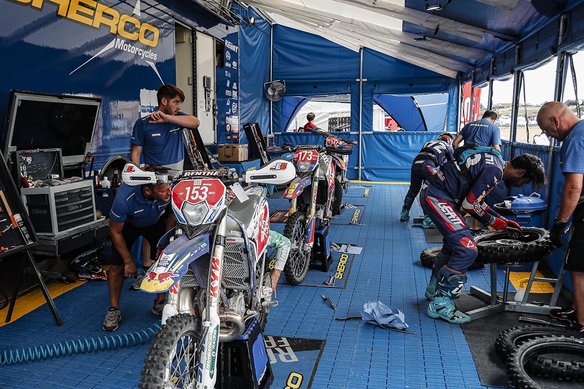 2023 ISDE Sherco bike rental and assistance packages for Argentina