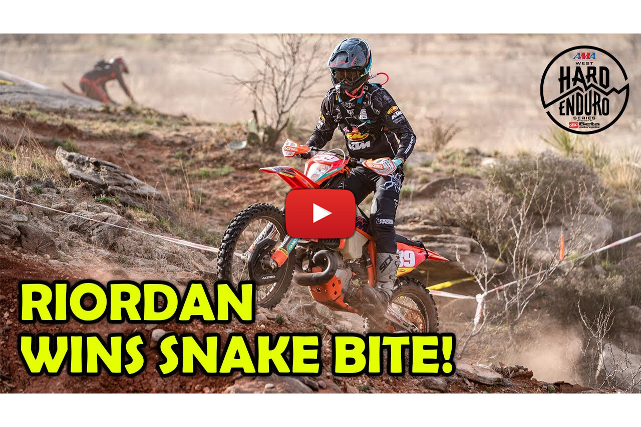 US Hard Enduro: Snake Bite recap – onboards, snakes and a monster crash