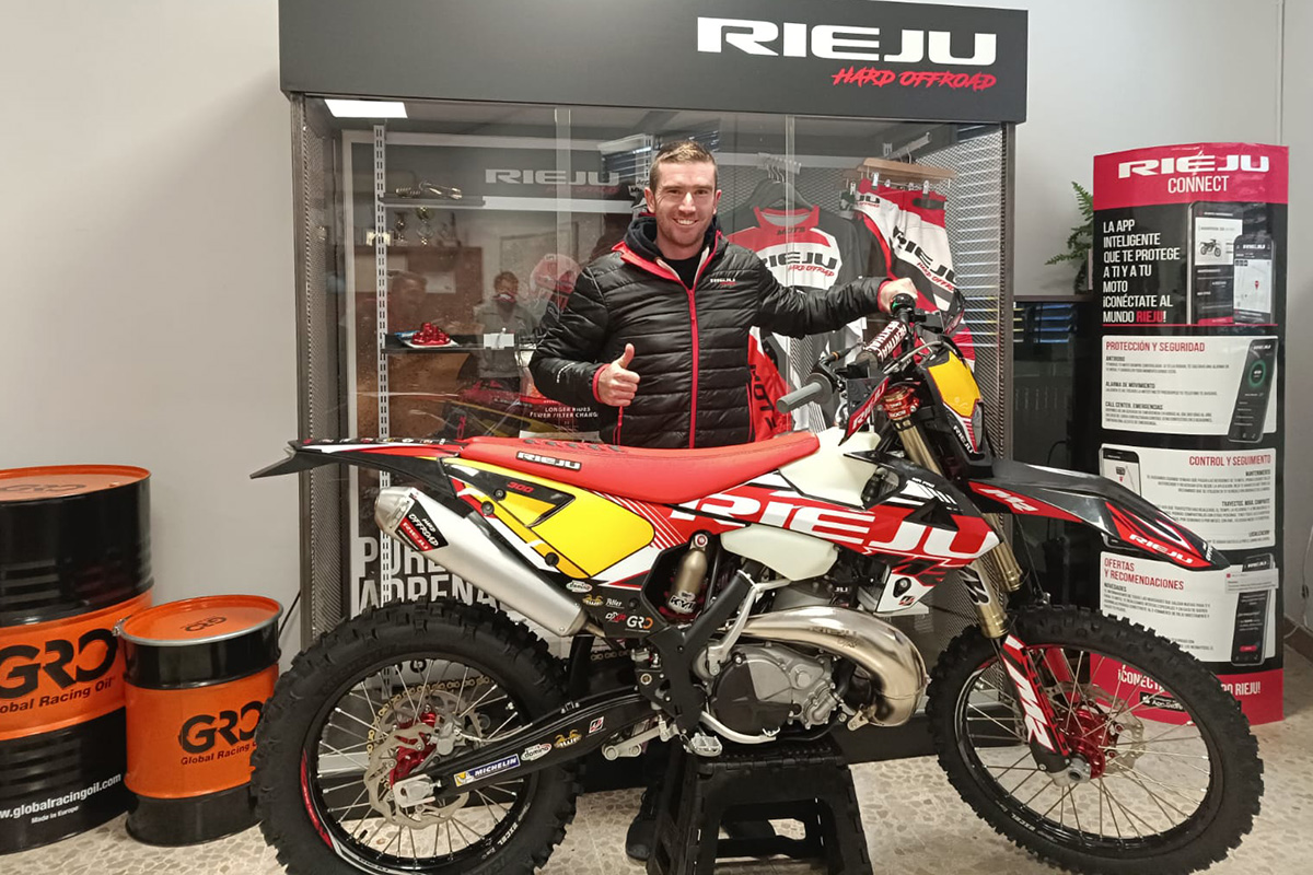 Loic Larrieu back in EnduroGP with Rieju