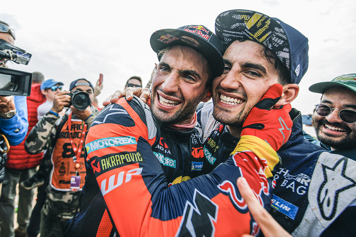 Dakar ’23 notebook: Top 3 riders talk highs and waypoint woes that decided the race