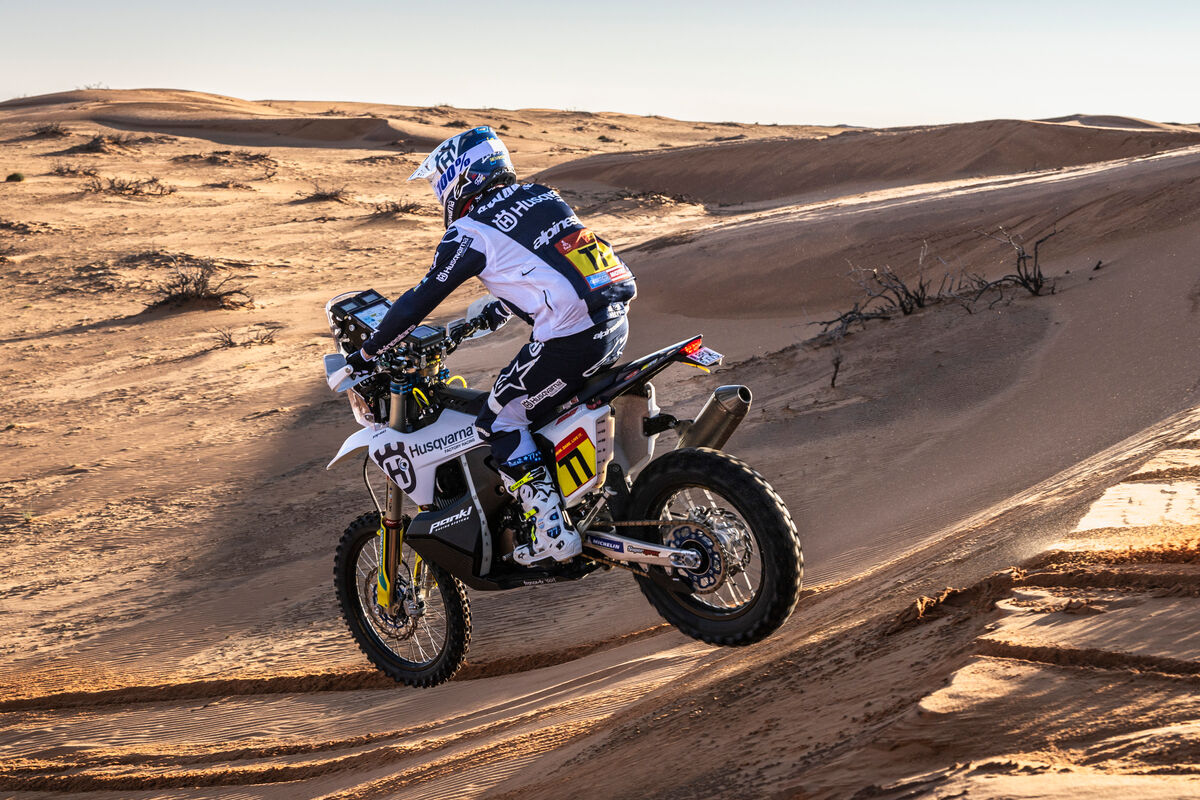 Dakar Rally 2023: Husqvarna double on stage 6 – Luciano Benavides wins, Skyler Howes leads overall