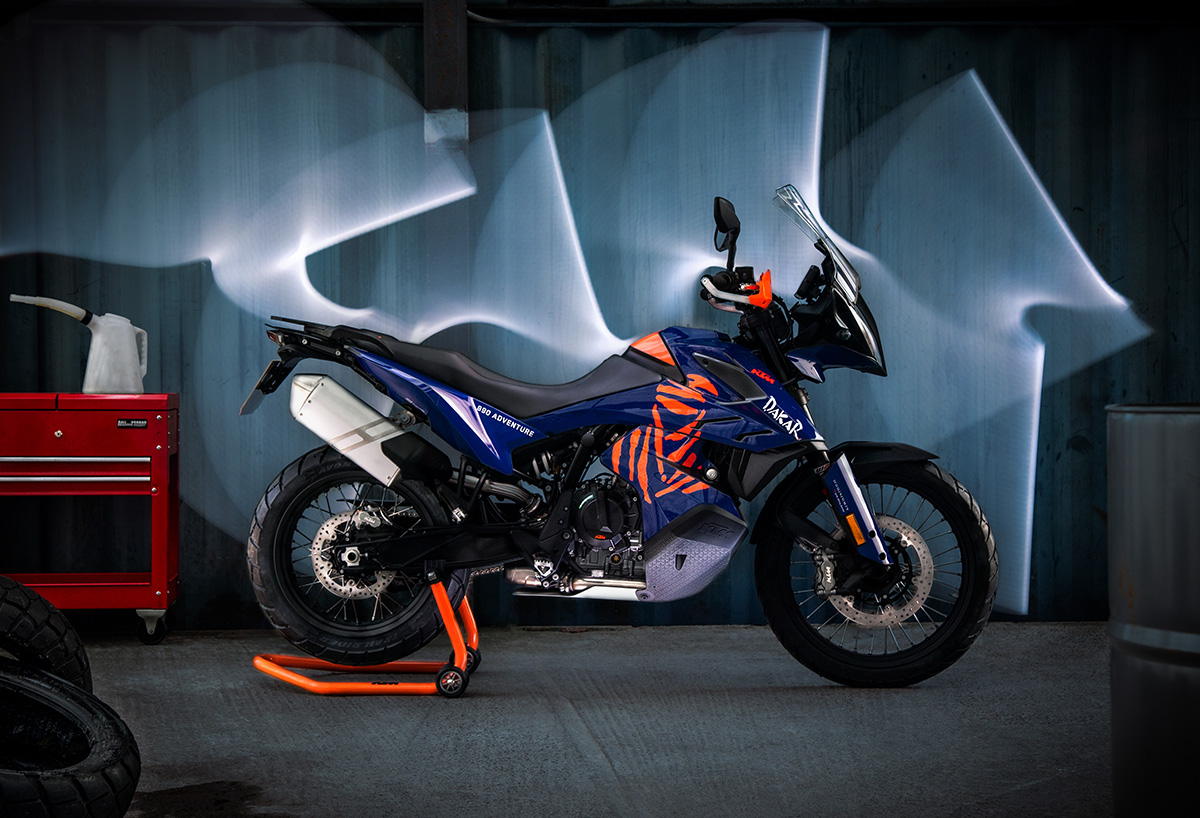 KTM Dakar 890 – fancy some classic colours on new Adventure bike?